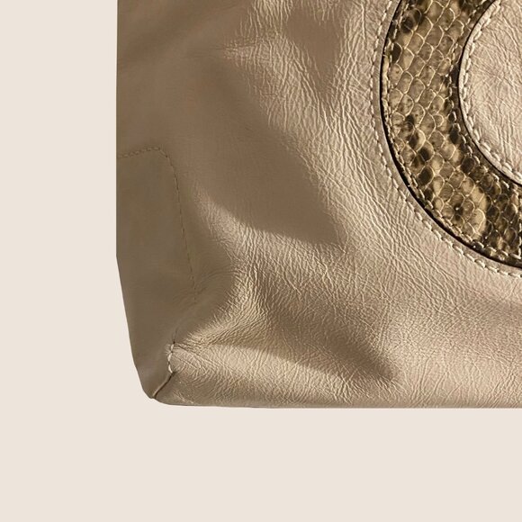 COACH 17043 Audrey Python Slim Tote - Picture 8 of 10